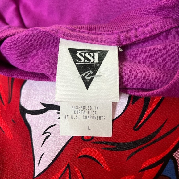 Vintage 90s Single Stitch Mr. Bear Too Young to Retire Too Old to Party Tee - Picture 7 of 9